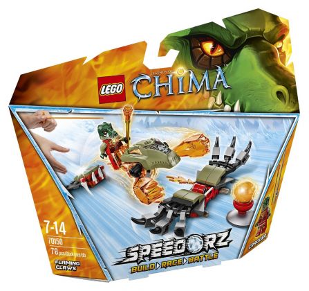 LEGO Chima 70150 Cragger - Challenge : Les griffes de feu