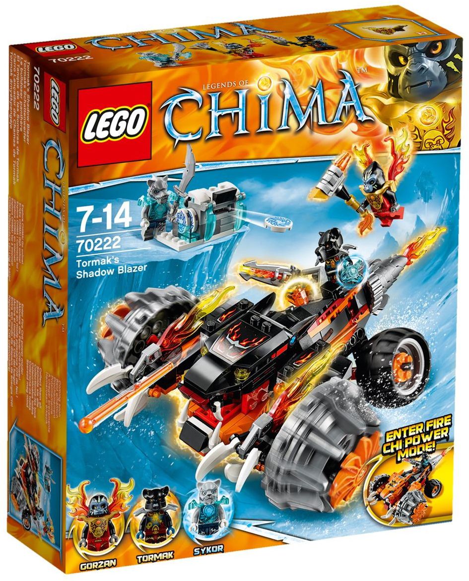 LEGO Chima 70222 pas cher, Le bulldozer panthère