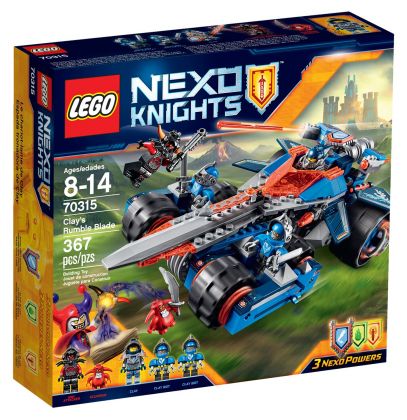 LEGO Nexo Knights 70315 L’épée rugissante de Clay