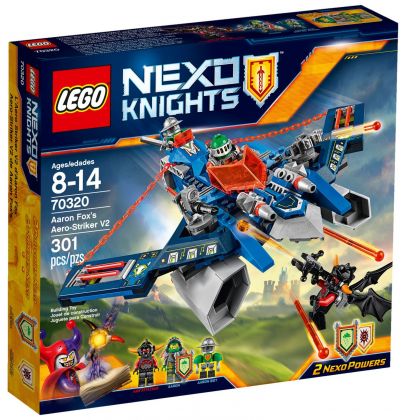 LEGO Nexo Knights 70320 L'Aero Striker V2 d'Aaron Fox