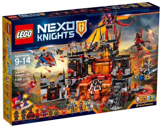 LEGO Nexo Knights 70323 Le repaire volcanique de Jestro