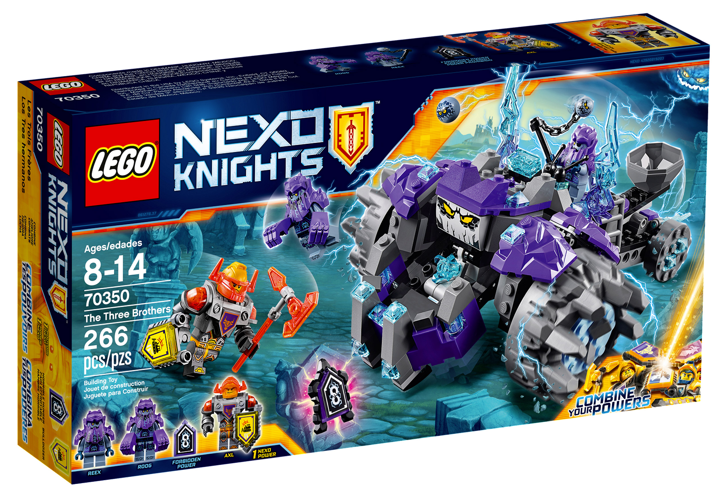 LEGO Nexo Knights 70350 pas cher, Les trois frères