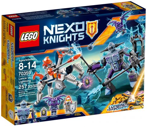 LEGO Nexo Knights 70359 Lance contre le monstre de foudre