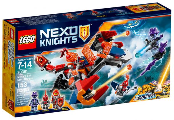 LEGO Nexo Knights 70361 Le dragon-robot de Macy