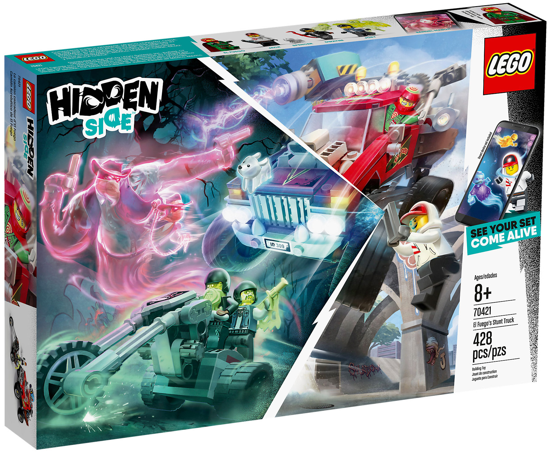 LEGO Hidden Side 70421 pas cher, Le quad chasseur de fantômes
