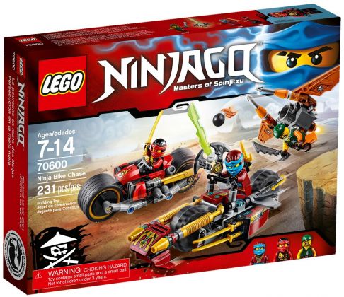 LEGO Ninjago 70600 La poursuite en moto des Ninja