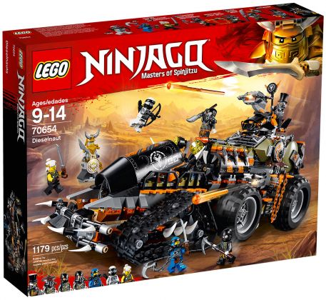 LEGO Ninjago 70654 Le véhicule de combat Dieselnaut