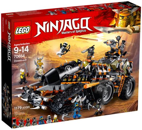 LEGO Ninjago 70654 Le véhicule de combat Dieselnaut