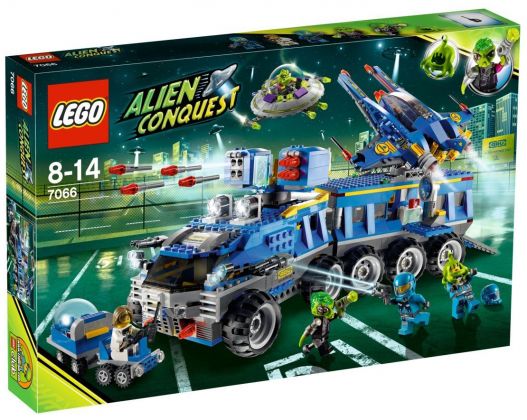 LEGO Alien Conquest 7066 Le QG de défense terrestre