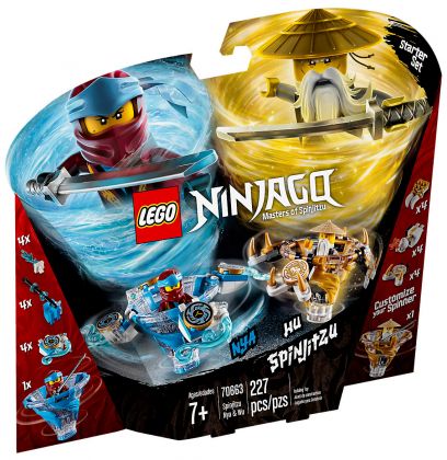 LEGO Ninjago 70663 Toupies Spinjitzu Nya & Wu