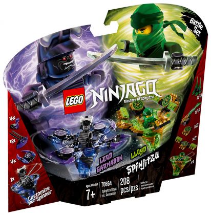 LEGO Ninjago 70664 Toupies Spinjitzu Lloyd vs. Garmadon