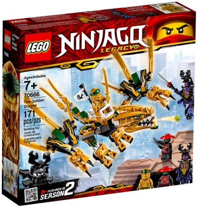 LEGO Ninjago 70666 Le dragon d'or