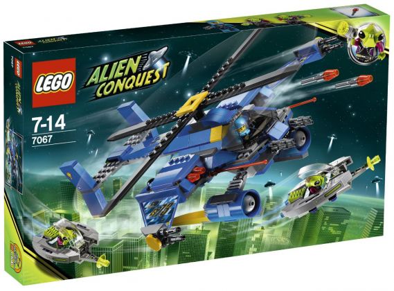 LEGO Alien Conquest 7067 La rencontre avec le jet-copter