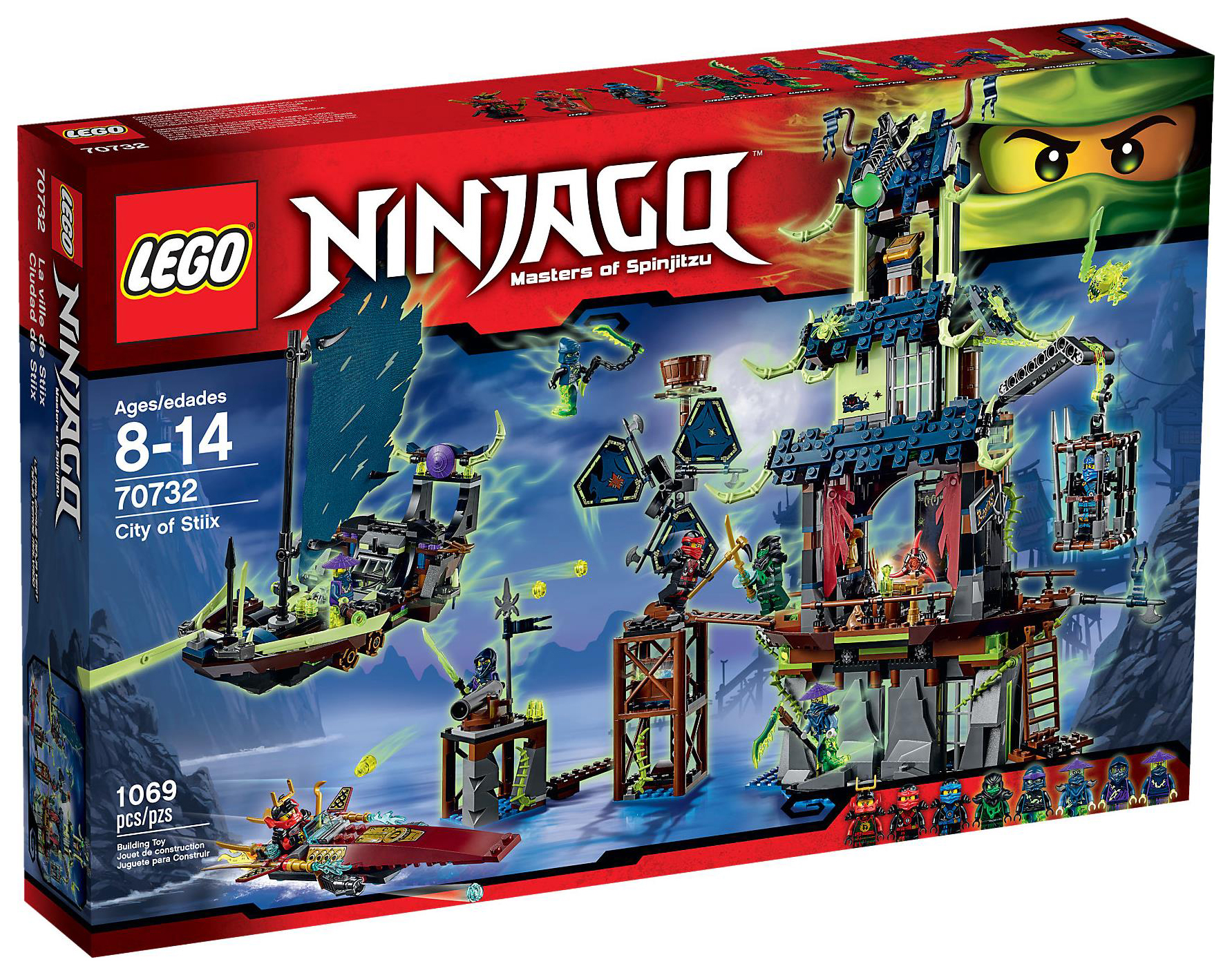 LEGO Ninjago 70732 pas cher, La ville de Stiix