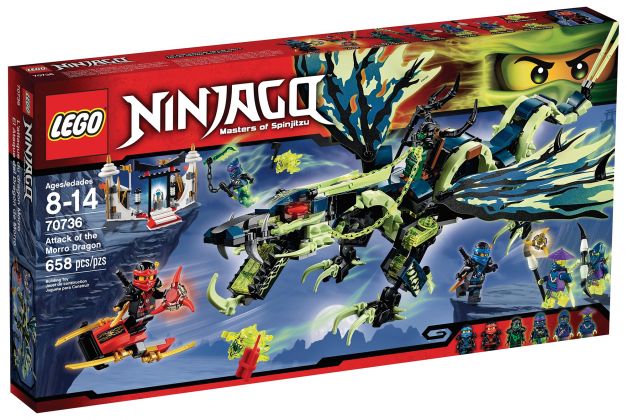 LEGO Ninjago 70736 L'attaque du dragon Moro