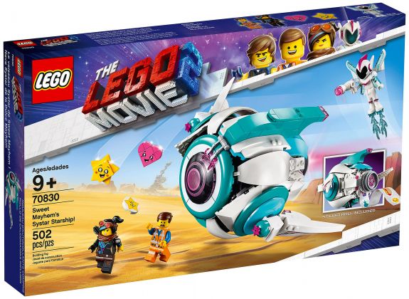 LEGO The LEGO Movie 70830 Le vaisseau spatial Systar de Sweet Mayhem !