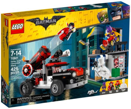 LEGO The Batman Movie 70921 L'attaque boulet de canon d'Harley Quinn