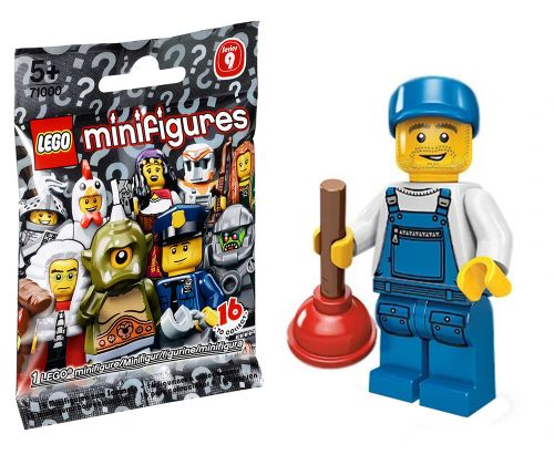 LEGO Minifigures 71000-16 Série 9 - Le plombier