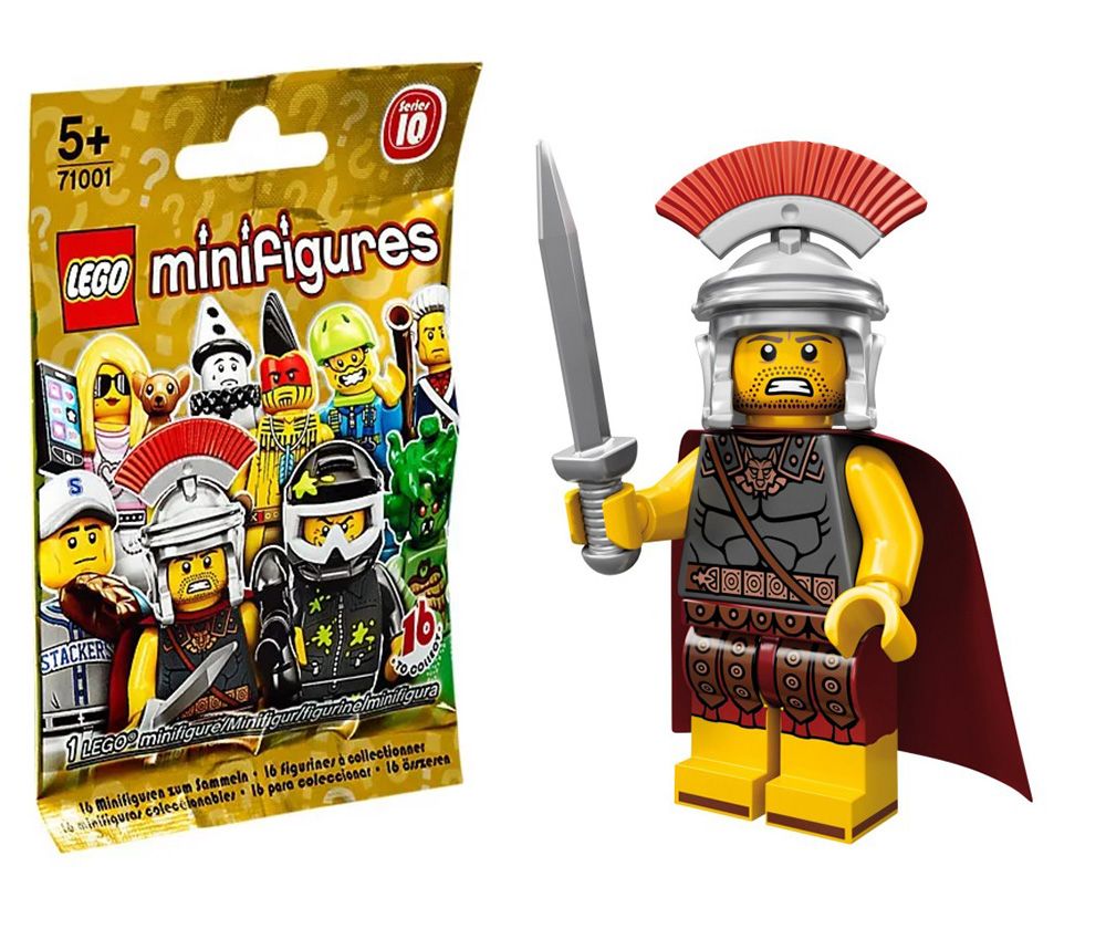 LEGO-Minifigures Série 10 x 1 tête pour le commandant romain Série 10 