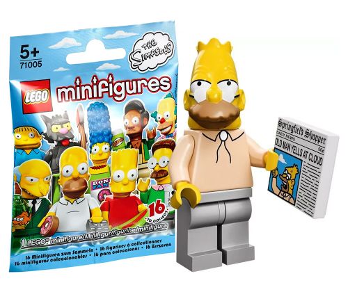 LEGO Minifigures 71005-06 Les Simpsons Série 1 - Grand-père Simpson