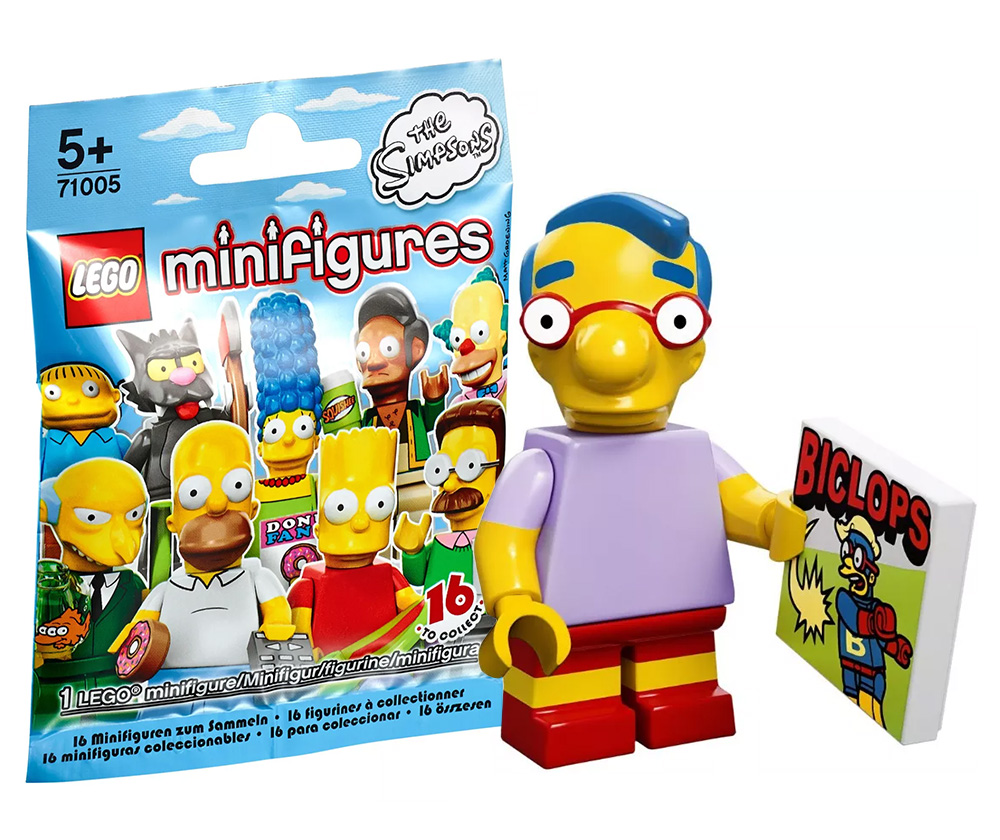 LEGO Minifigures 71005-09 pas cher, Les Simpsons Série Milhouse