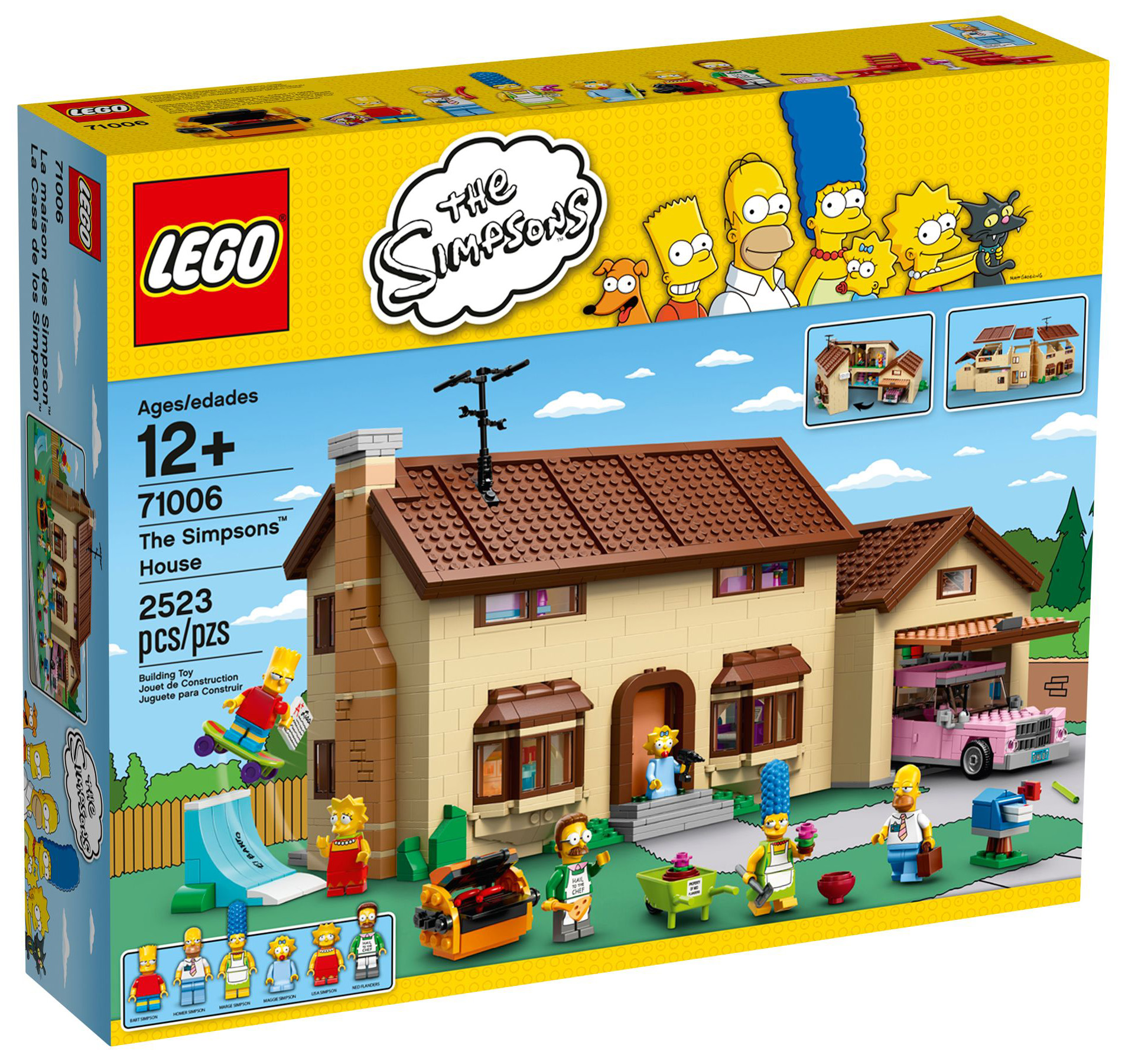 LEGO Simpsons 71006 pas cher, La maison des Simpson