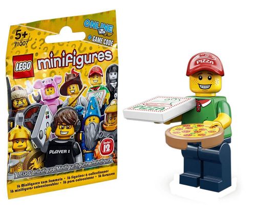 LEGO Minifigures 71007-11 Série 12 - Le livreur de pizzas