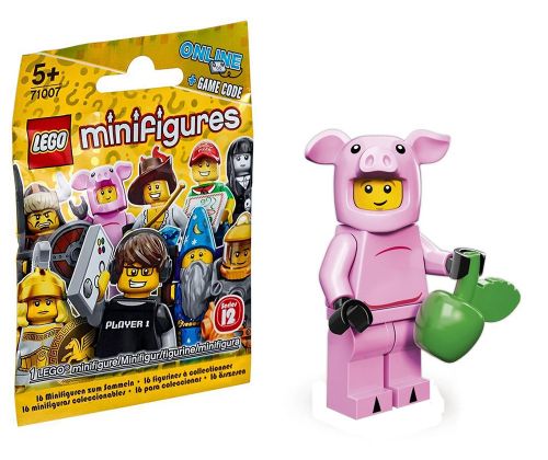LEGO Minifigures 71007-14 Série 12 - Un garçon déguisé en cochon