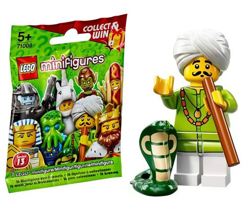 LEGO Minifigures 71008-04 Série 13 - Le charmeur de serpents