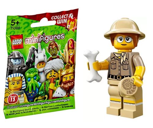LEGO Minifigures 71008-06 Série 13 - Le paléontologue