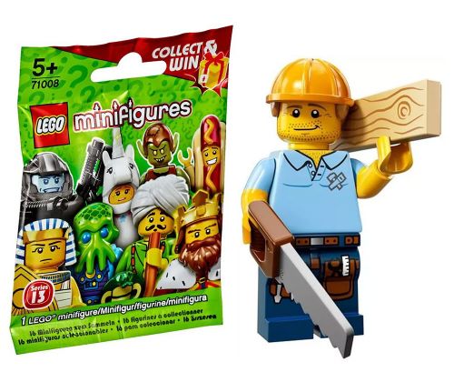 LEGO Minifigures 71008-09 Série 13 - Un charpentier