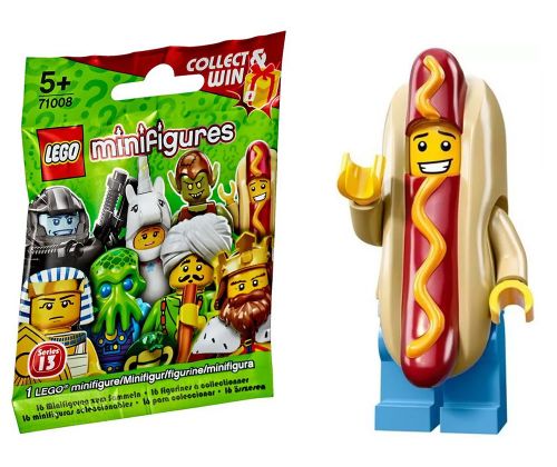 LEGO Minifigures 71008-14 Série 13 - Le vendeur de hot dogs
