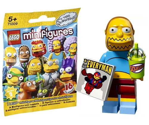 LEGO Minifigures 71009-07 Les Simpsons Série 2 - Le vendeur de B.D.