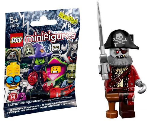 LEGO Minifigures 71010-02 Série 14 - Le pirate zombie
