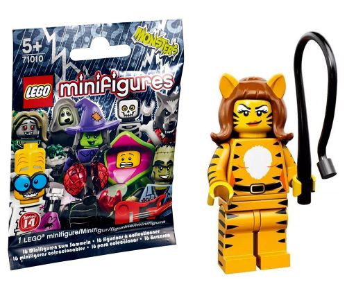 LEGO Minifigures 71010-09 Série 14 - Une femme-tigre