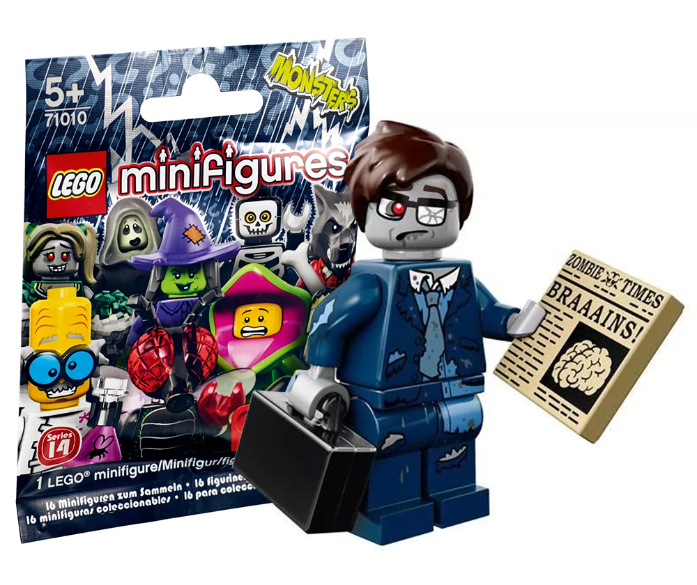 LEGO Collectible Minifigures Zombie Businessman Series 14 71010 col14-13