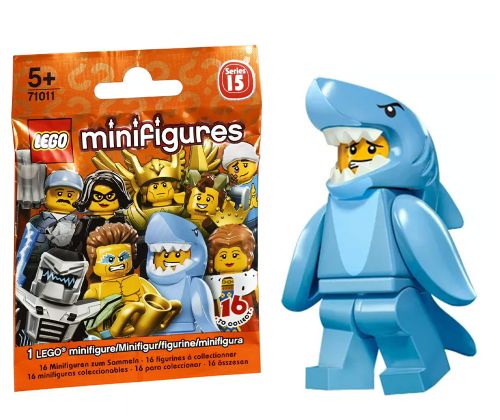 LEGO Minifigures 71011-13 Série 15 - L'homme en costume de requin