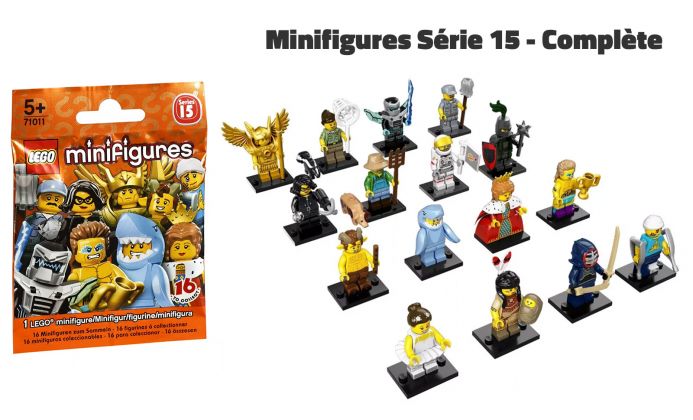 LEGO Minifigures 71011-17 Série 15 - Complète