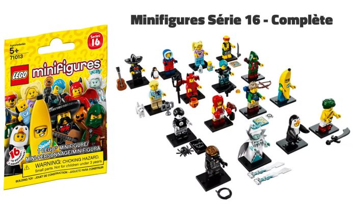 LEGO Minifigures 71013-17 Série 16 - Complète