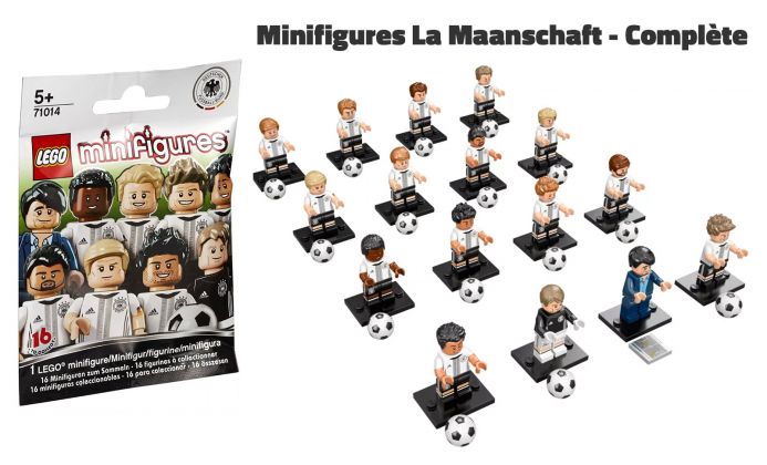 LEGO Minifigures 71014-17 La Mannschaft - Complète