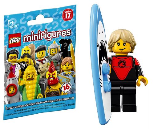 LEGO Minifigures 71018-01 Série 17 - Le surfeur pro