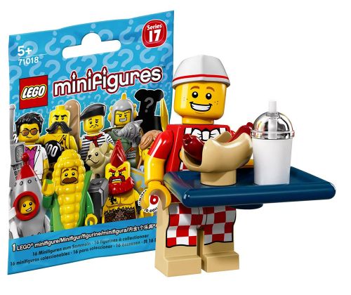 LEGO Minifigures 71018-06 Série 17 - Le vendeur de hot-dogs