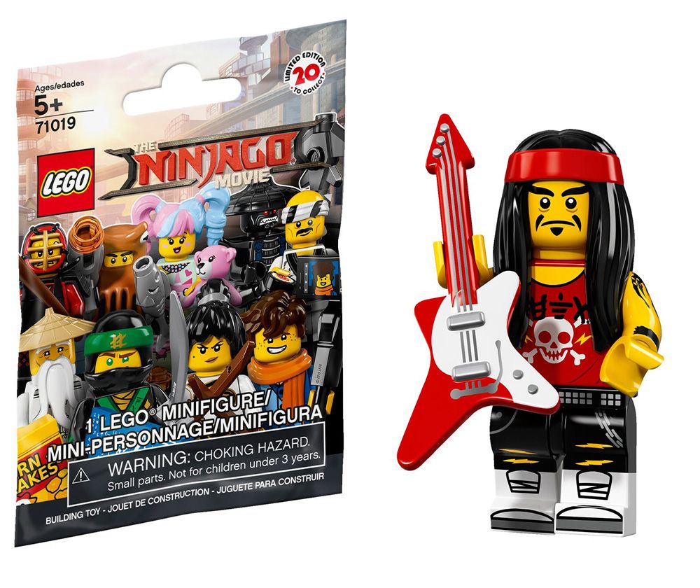 Lego 71019 Ninjago Movie personaje-gong and guitar rocker-nº .17 