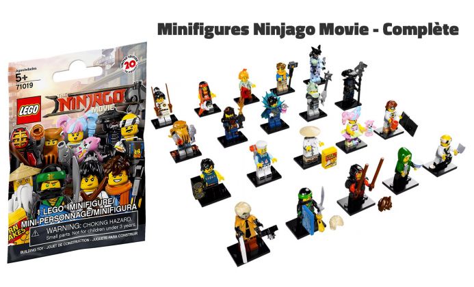LEGO Minifigures 71019-21 Série Ninjago Movie - Complète