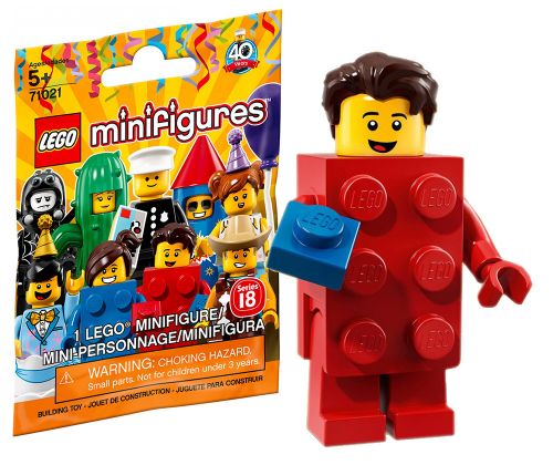LEGO Minifigures 71021-01 Série 18 - L'homme déguisé en brique LEGO
