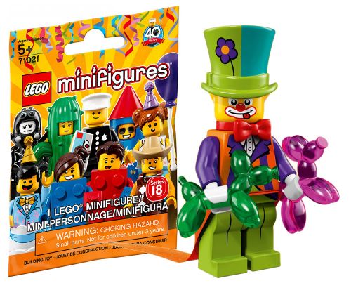 LEGO Minifigures 71021-07 Série 18 - Le clown de fête