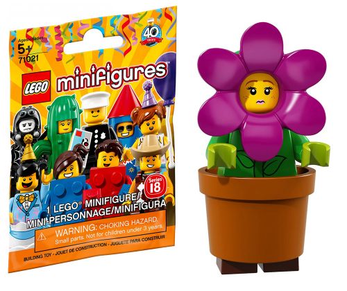LEGO Minifigures 71021-09 Série 18 - La fille pot de fleurs