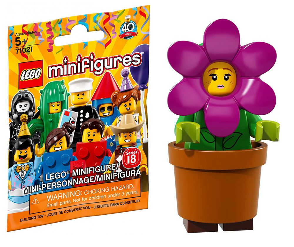 LEGO Minifigures 71021-09 pas cher, Série 18 - La fille pot de fleurs