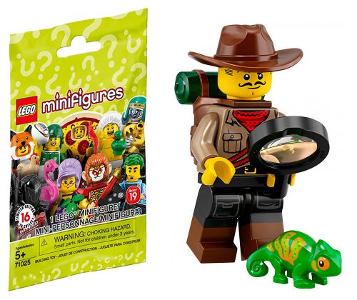 LEGO Minifigures 71025-07 Série 19 - L'explorateur de la jungle