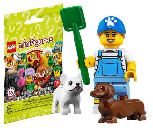 LEGO Minifigures 71025-09 Série 19 - La promeneuse de chien